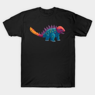 Colorful abstract dinosaur pattern T-Shirt